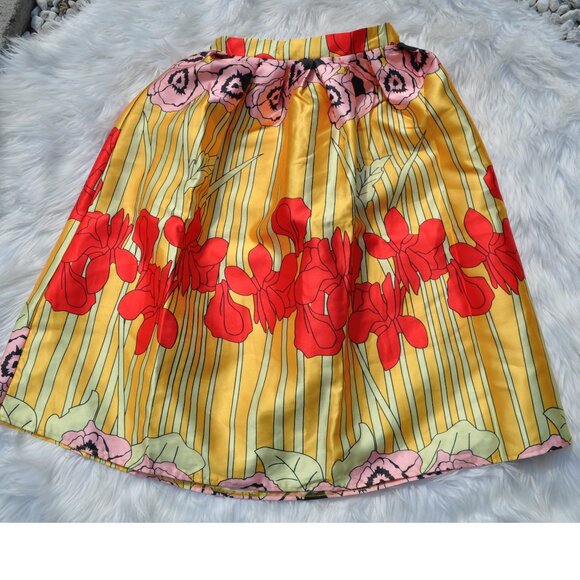 Skirt Fashion Pleated A-Line Female Print All-Match swing skirt - Picture 1 of 5